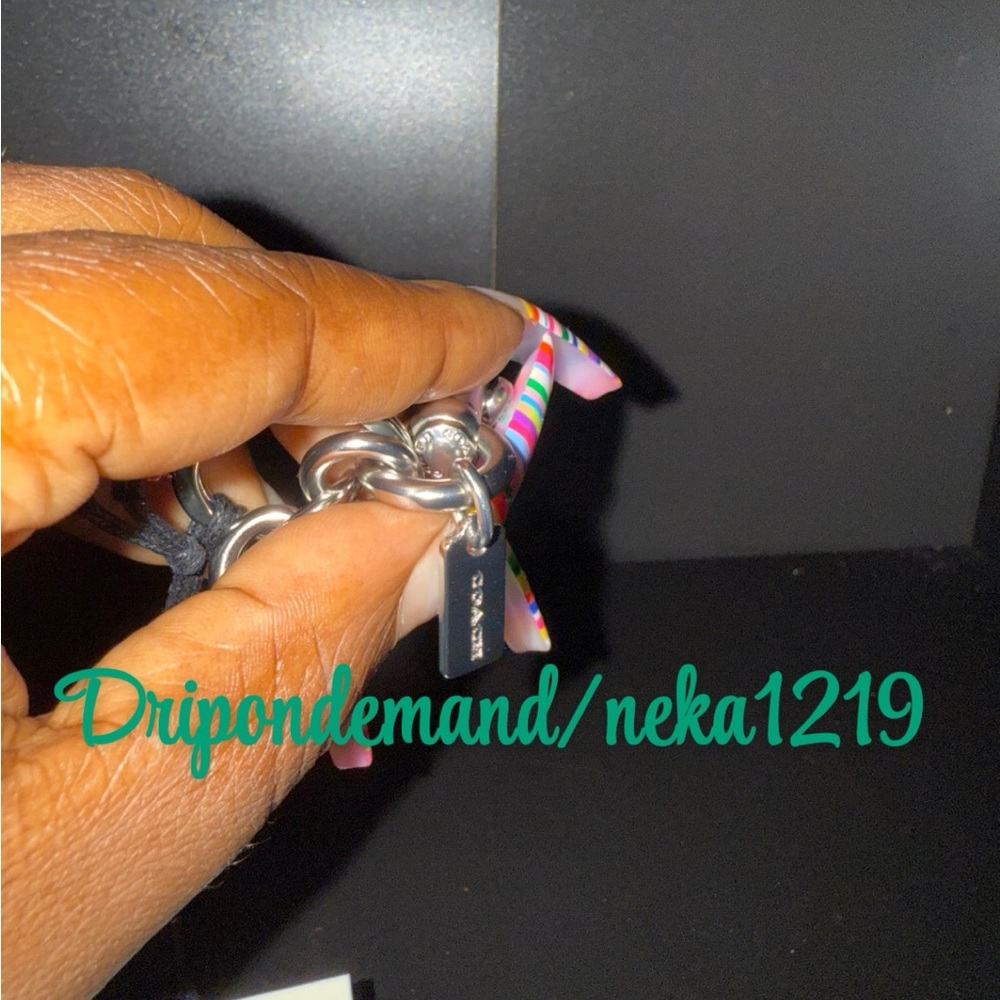 Coach X Peanuts Peppermint Patty Bag Charm - Picture 7 of 9